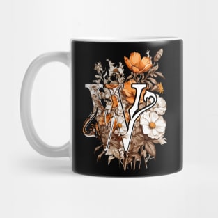 Monogram Letter W Mug